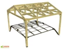 Pergola En Bois Traité Autoclave Autoportée Toit Double Pente - 4 M 6 Pergola En Bois Traité Autoclave Autoportée Toit Double Pente - 4 M -Abriet Mobilier Soldes Boutique 4x4 2pents pergola bois plongeant