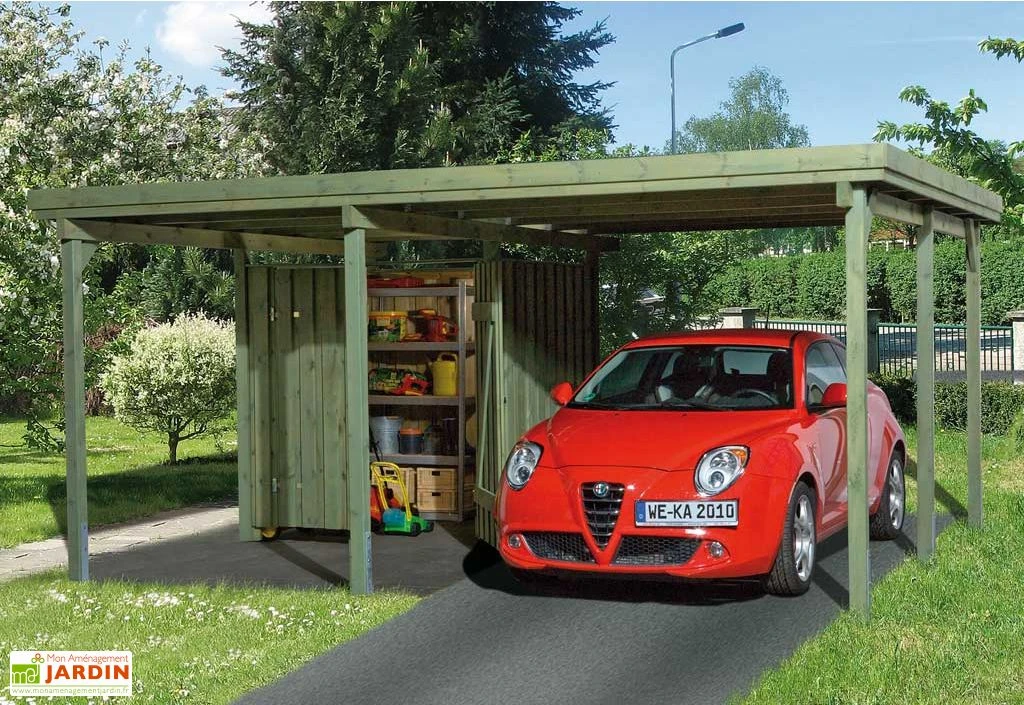 Carport En Bois PLUS (5x4) 1 Carport En Bois PLUS (5x4)