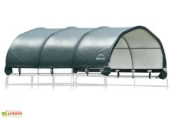 Toiture Souple Pour Enclos Animaux En Polyéthylène 13,7 M² -Abriet Mobilier Soldes Boutique abri animaux box chevaux souple acier bache polyethylene 1