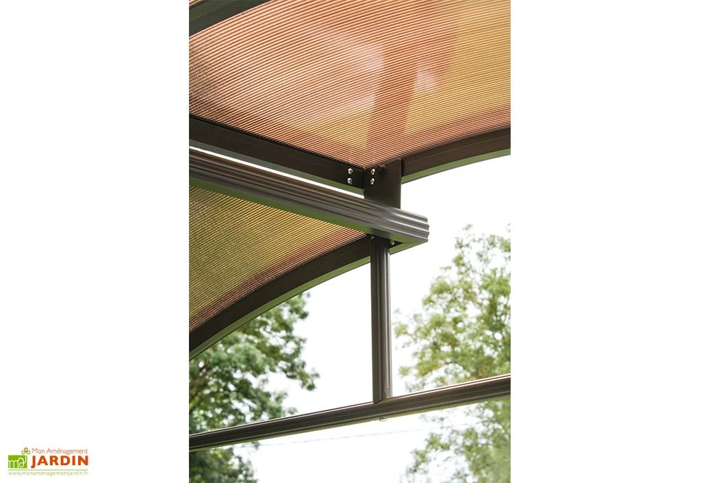 Abri Pour Barbecue En Aluminium Et Polycarbonate 150 X 240 Cm 4 Abri Pour Barbecue En Aluminium Et Polycarbonate 150 X 240 Cm – Image 4