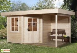 Abri Design Fides 2 (Plusieurs Tailles) 28mm 8 Abri Design Fides 2 (Plusieurs Tailles) 28mm -Abriet Mobilier Soldes Boutique abri bois fides 2 brut