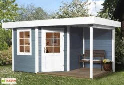 Abri Design Fides 2 (Plusieurs Tailles) 28mm 9 Abri Design Fides 2 (Plusieurs Tailles) 28mm -Abriet Mobilier Soldes Boutique abri bois fides 2 gris claire