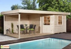 Abri Design Fides 3 (Plusieurs Tailles) 28mm 9 Abri Design Fides 3 (Plusieurs Tailles) 28mm -Abriet Mobilier Soldes Boutique abri bois fides 3 brut 1