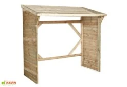 Abri Range-Bûches En Bois Traité 3 Stères Memphis 221x115x203cm