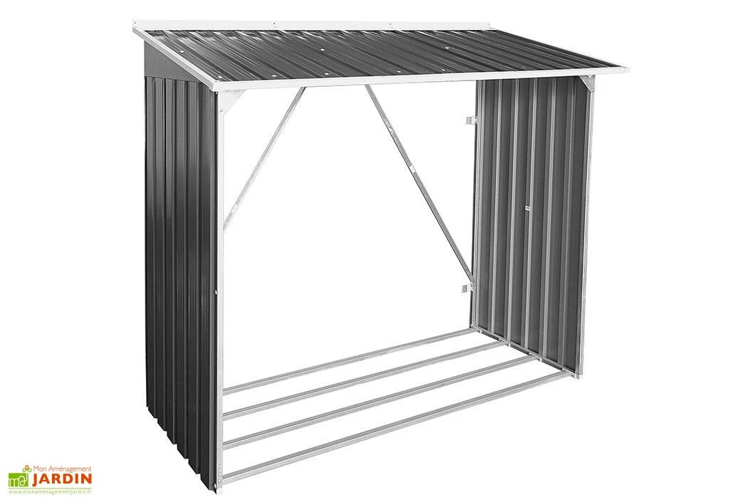 Abri Bûches En Métal Duramax 172 X 64 X 160 Cm 1 Abri Bûches En Métal Duramax 172 X 64 X 160 Cm