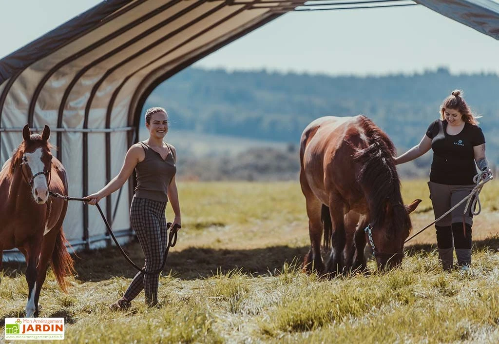 Abri Souple Pour Animaux En Polyéthylène 49,6 M² 3 Abri Souple Pour Animaux En Polyéthylène 49,6 M² – Image 3