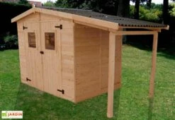 Abri De Jardin Bois Eden + Bûcher (336x160)
