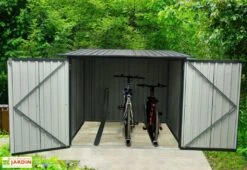 Abri De Jardin En Acier Galvanisé Pour Vélos – 2,86 M²