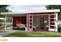 Abri Design Chill-Out 3 28mm (14,16 M²: 590x240 Ou 17,7m²: 590x300) -Abriet Mobilier Soldes Boutique abri design chill out 3 28mm 14 16 m 590x240 ou 17 7m 590x300 1