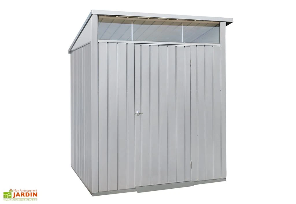 Abri De Jardin En Acier Galvanisé Duramax Modern 4 M² Gris Silver 1 Abri De Jardin En Acier Galvanisé Duramax Modern 4 M² Gris Silver