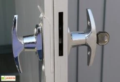 Abri De Jardin En Acier Galvanisé Duramax Modern 4 M² Gris Silver 9 Abri De Jardin En Acier Galvanisé Duramax Modern 4 M² Gris Silver -Abriet Mobilier Soldes Boutique abri jardin acier galvanise duramax modern 6x5 gris 4