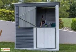 Remise De Jardin En Acier Galvanisé 203 X 116 Cm -Abriet Mobilier Soldes Boutique abri jardin acier galvanise 2