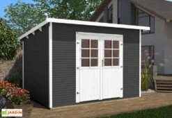 Abri De Jardin En Bois D’épicéa 219 Weka-Line T2 – 7,08 M² -Abriet Mobilier Soldes Boutique abri jardin bois 219 weka line t2 anthracite