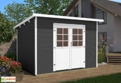 Abri De Jardin En Bois D’épicéa 219 Weka-Line T3 - 8,85 M² 6 Abri De Jardin En Bois D’épicéa 219 Weka-Line T3 - 8,85 M² -Abriet Mobilier Soldes Boutique abri jardin bois 219 weka line t3 anthracite