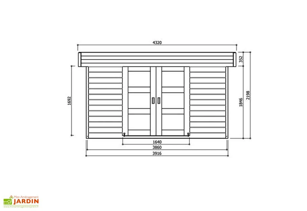 Solid Abri De Jardin Bois Malmo 28 Mm (391x301) 2 Solid Abri De Jardin Bois Malmo 28 Mm (391x301) – Image 2