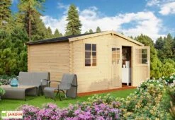 Abri De Jardin En Bois D’épicéa Brut 10,6 M² - Amely