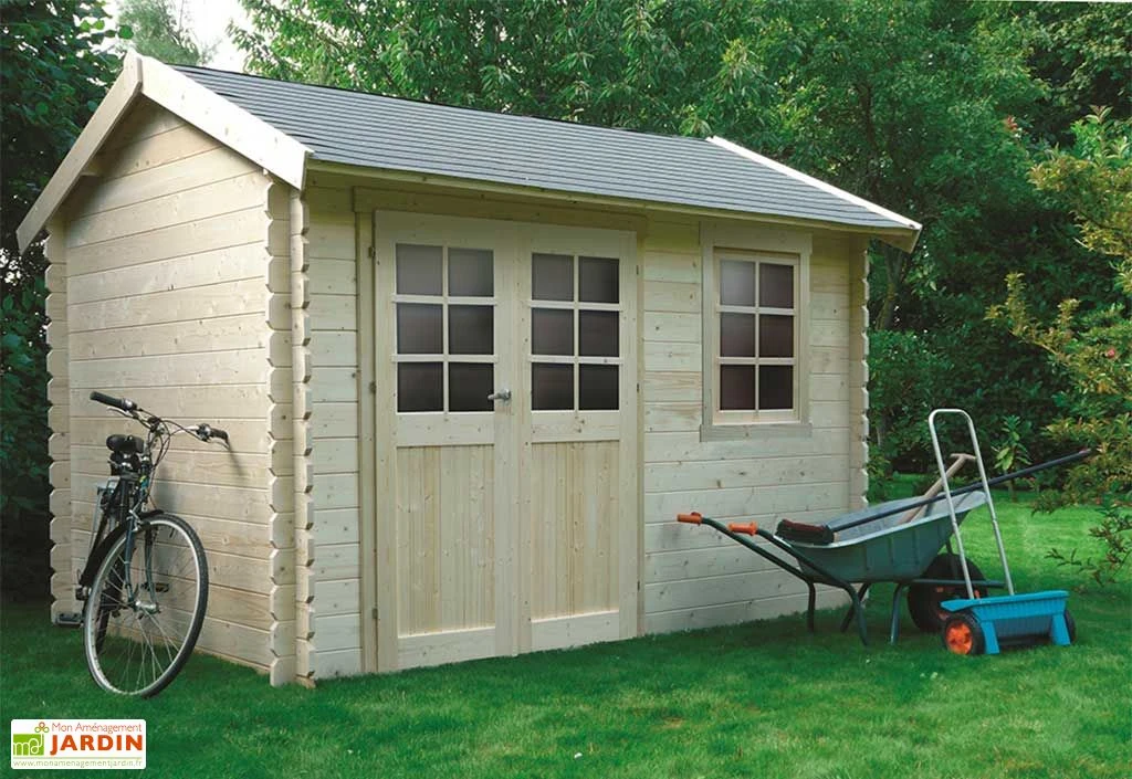 Solid Abri De Jardin En Bois Arles 28mm (358 X 238 Cm) 1 Solid Abri De Jardin En Bois Arles 28mm (358 X 238 Cm)