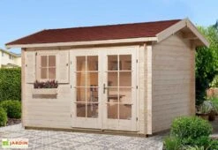 Abri De Jardin En Bois D’épicéa Brut 163 T4 - 11,40 M²