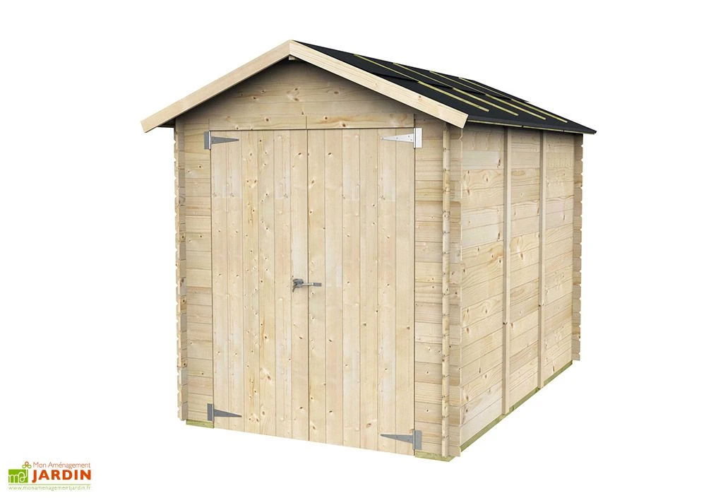 Abri De Jardin En Bois De Pin Brut Fiamma - 4,85 M² 1 Abri De Jardin En Bois De Pin Brut Fiamma - 4,85 M²