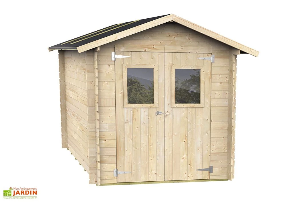 Abri De Jardin En Bois Brut 4 M² 19 Mm - Roby 1 Abri De Jardin En Bois Brut 4 M² 19 Mm - Roby