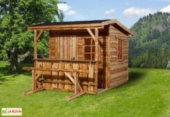 Abri De Jardin Bois Nature 3 Western (180x240cm)
