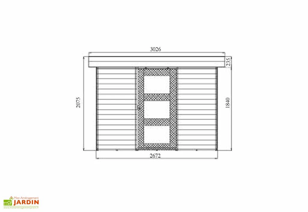 Solid Abri De Jardin Bois Lund 19 Mm (267x188) 2 Solid Abri De Jardin Bois Lund 19 Mm (267x188) – Image 2