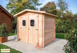 Abri De Jardin En Bois Douglas 28 Mm – 6,33 M² : 2,19 X 2,89 M