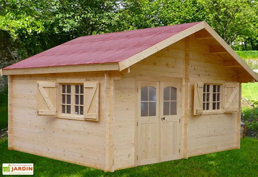 Abri De Jardin En Bois D’Épicéa Brut 24 M² 1 Abri De Jardin En Bois D’Épicéa Brut 24 M²