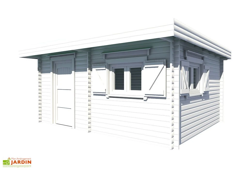 Abri De Jardin En Bois D’épicéa Brut 60 Mm – 25,38 M² 1 Abri De Jardin En Bois D’épicéa Brut 60 Mm – 25,38 M²