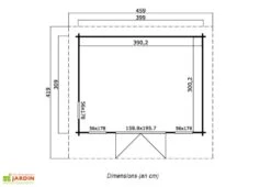 Abri De Jardin En Bois D’Épicéa Brut Barbados 3 (11 M²) -Abriet Mobilier Soldes Boutique abri jardin bois epicea brut barbados 3 11 m 2
