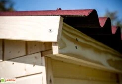 Abri De Jardin En Bois D’Épicéa Brut Habrita 9 M² -Abriet Mobilier Soldes Boutique abri jardin bois epicea brut habrita 9m 1