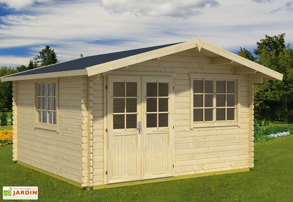 Abri De Jardin En Bois D’Épicéa Brut Norderney 2 (11 M²) 1 Abri De Jardin En Bois D’Épicéa Brut Norderney 2 (11 M²)