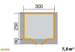 Abri De Jardin En Bois D’Épicéa Brut Premium 28 (4 Tailles) 7 Abri De Jardin En Bois D’Épicéa Brut Premium 28 (4 Tailles) -Abriet Mobilier Soldes Boutique abri jardin bois epicea brut premium 28 4 tailles 2