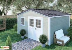 Abri De Jardin En Bois D’Épicéa Brut Shelty+ 16 M²