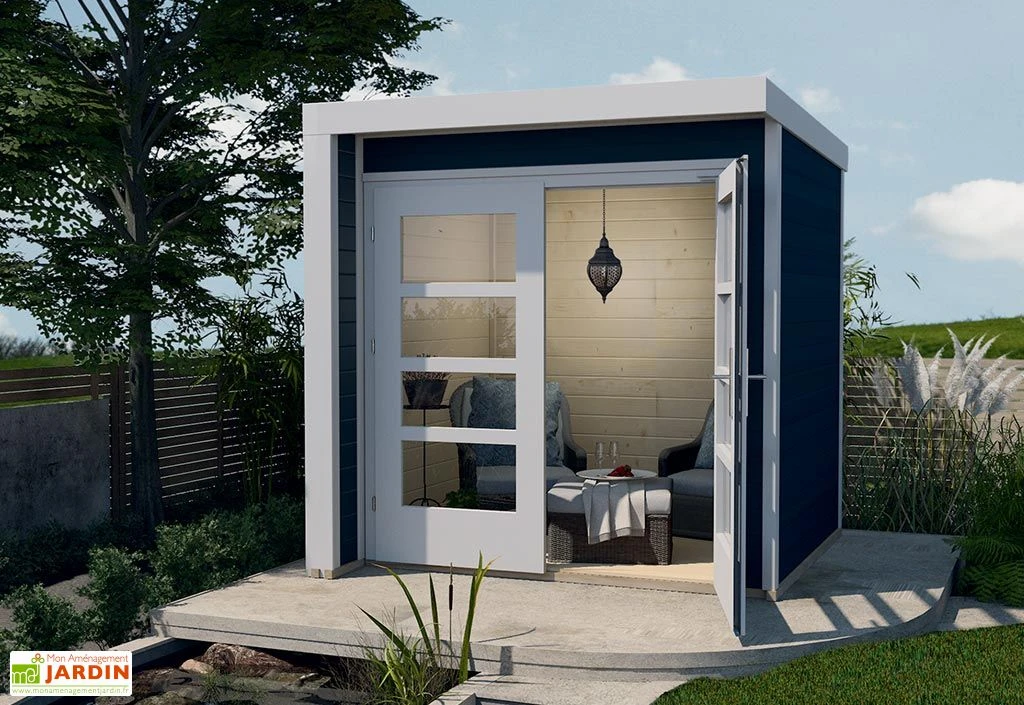 Abri De Jardin En Bois D’Épicéa Design 262 A - 4,2 M² (2 Coloris) 2 Abri De Jardin En Bois D’Épicéa Design 262 A - 4,2 M² (2 Coloris) – Image 2