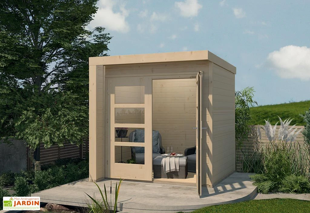 Abri De Jardin En Bois D’Épicéa Design 262 A - 4,2 M² (2 Coloris) 1 Abri De Jardin En Bois D’Épicéa Design 262 A - 4,2 M² (2 Coloris)