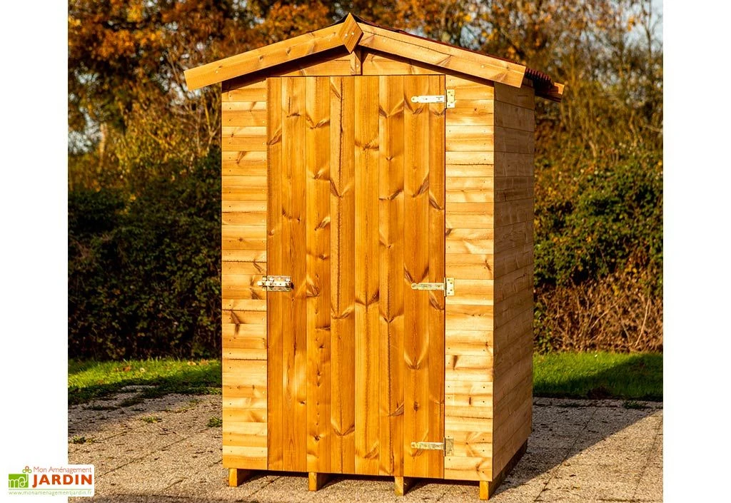 Abri De Jardin En Bois Traité THT Avec Plancher - 1,43 M² 1 Abri De Jardin En Bois Traité THT Avec Plancher - 1,43 M²