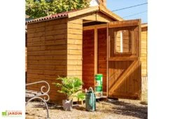 Abri De Jardin En Bois Traité THT Avec Plancher 2,5 M² 7 Abri De Jardin En Bois Traité THT Avec Plancher 2,5 M² -Abriet Mobilier Soldes Boutique abri jardin bois epicea traite plancher 25m 2