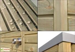 Abri De Jardin En Bois D’épicéa Traité Qube 15 M² 9 Abri De Jardin En Bois D’épicéa Traité Qube 15 M² -Abriet Mobilier Soldes Boutique abri jardin bois epicea traite qube 15m2