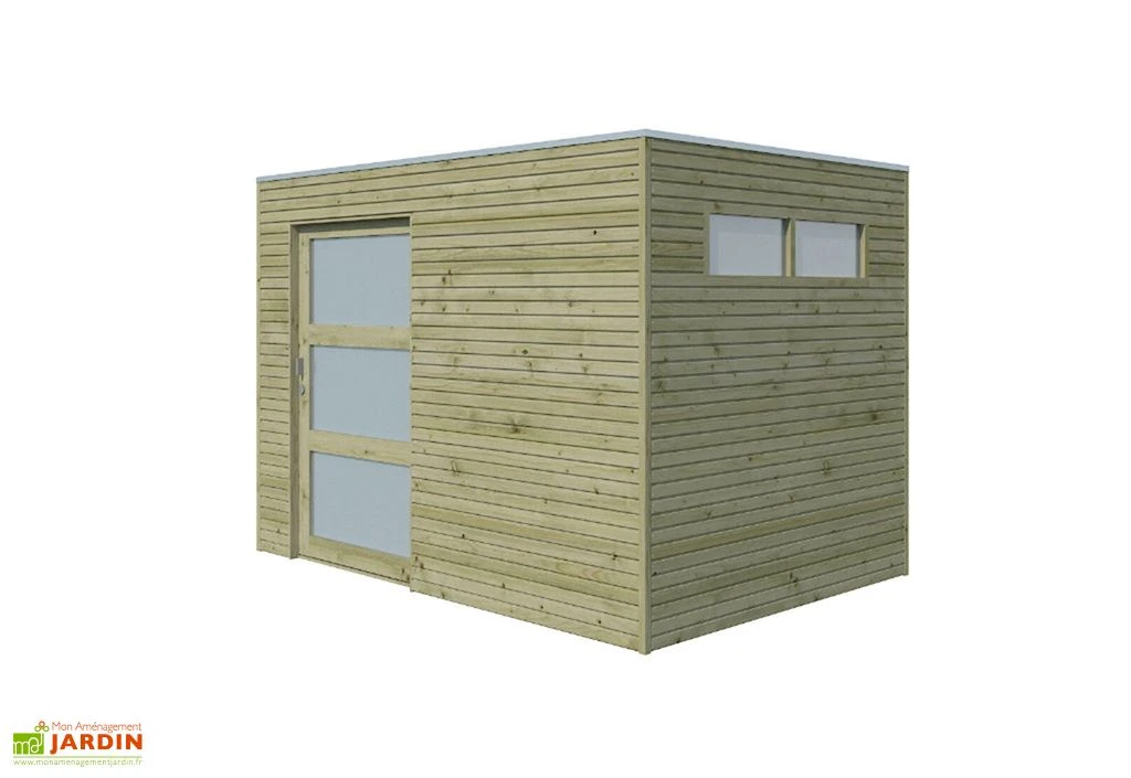 Abri De Jardin En Bois D’épicéa Traité Qube 6 M² 2 Abri De Jardin En Bois D’épicéa Traité Qube 6 M² – Image 2