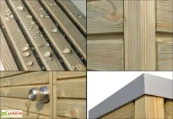 Abri De Jardin En Bois D’épicéa Traité Qube 6,3 M² 9 Abri De Jardin En Bois D’épicéa Traité Qube 6,3 M² -Abriet Mobilier Soldes Boutique abri jardin bois epicea traite qube 6m2 3