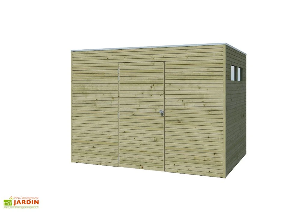 Abri De Jardin En Bois D’épicéa Traité Qube 6,3 M² 1 Abri De Jardin En Bois D’épicéa Traité Qube 6,3 M²