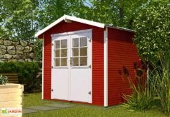Abri De Jardin En Bois D’Épicéa WekaLine 6,1 M² (3 Coloris) -Abriet Mobilier Soldes Boutique abri jardin bois epicea wekaline 6 1 m 3 coloris 3