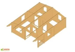 Abri De Jardin Bois Fay (600x600x258) -Abriet Mobilier Soldes Boutique abri jardin bois fay 2