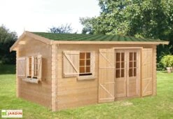 Abri De Jardin Bois Goumi (498x398x270) 34 Mm