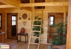 Bungalow Bois Nottingham (450x600x243) 6 Bungalow Bois Nottingham (450x600x243) -Abriet Mobilier Soldes Boutique abri jardin bois nottingham interieur