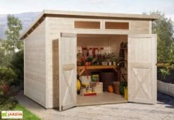 Abri Jardin Bois Nova Plus 1 19mm 254x194 (lasuré En Option)