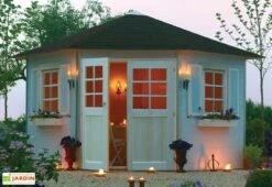 Solid Abri De Jardin Bois Nancy 28mm (305x305cm)