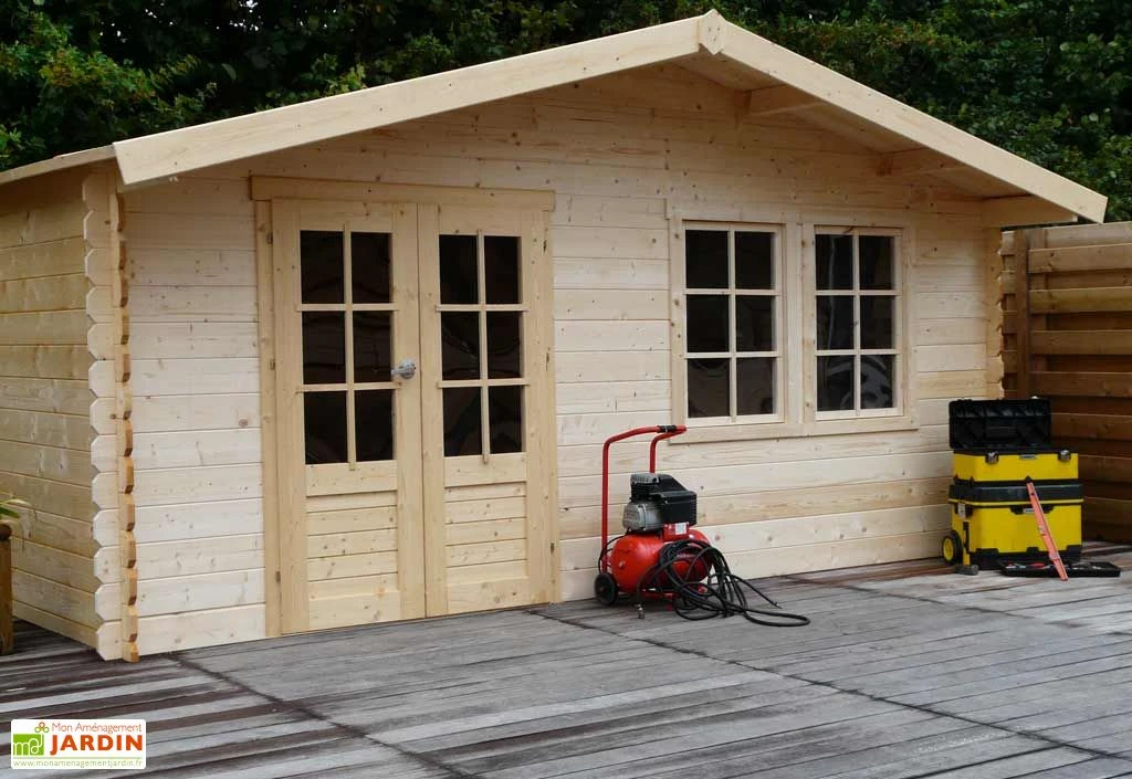 Solid Abri De Jardin Bois Vernier 28mm (538x538cm) Traité En Option 2 Solid Abri De Jardin Bois Vernier 28mm (538x538cm) Traité En Option – Image 2