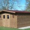 Abri De Jardin En Bois D’épicéa Traité Thermabri – 12 M²